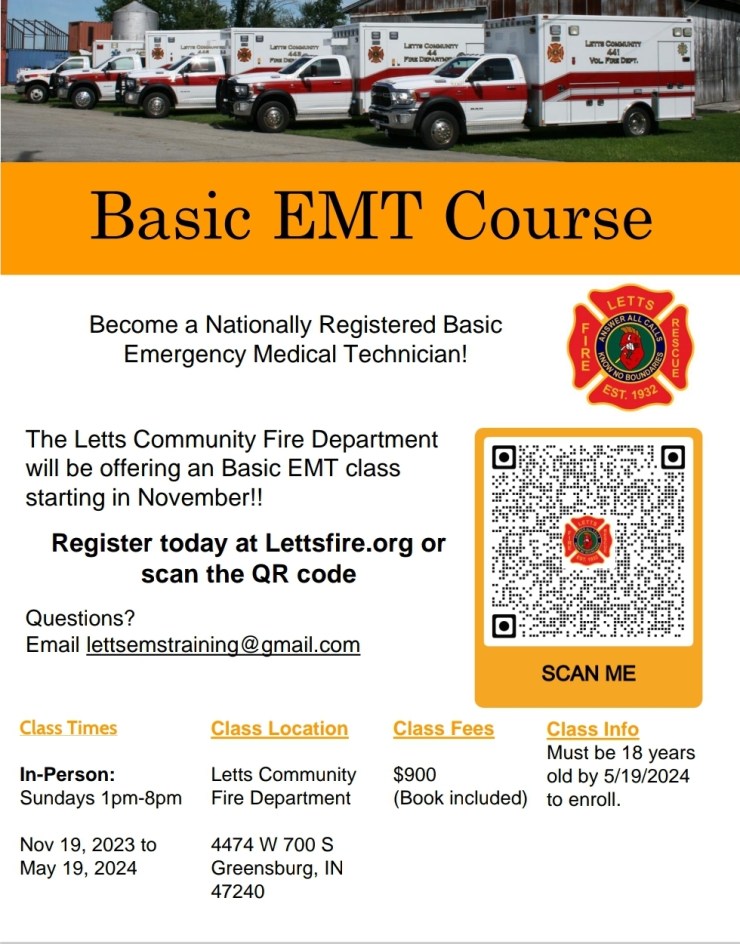 Letts Community Volunteer Fire Department, Inc 4474 West County Road